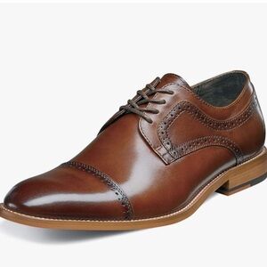 Stacy Adams Dickinson Cognac 8 1/2 M EUC